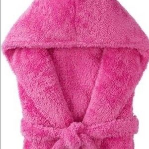 New Pottery Barn Teen Magenta Cozy Sherpa Robe